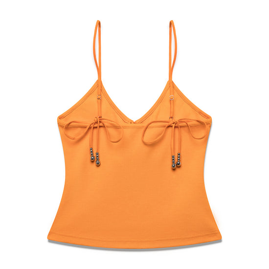 Bow Knots Tank Top - Orange
