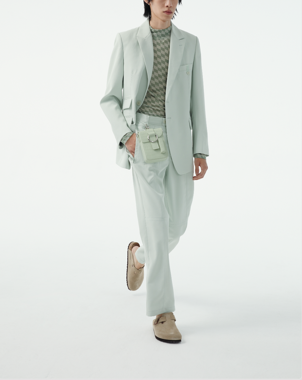 Reporter Box Bag - Sage