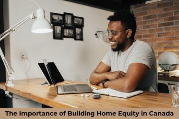 A man is having his own time with a laptop on his front side wherein he has his learning how to build the right home equity most people must be dealing with nowadays.